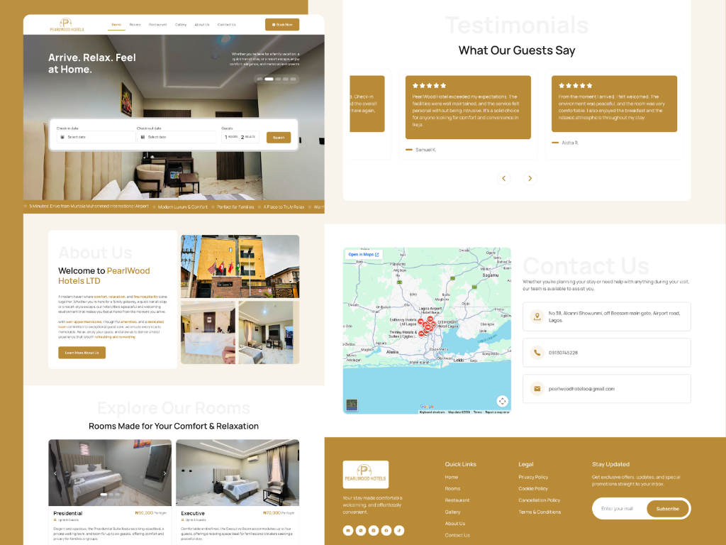 Pearlwood Hotels Ikeja Case Study