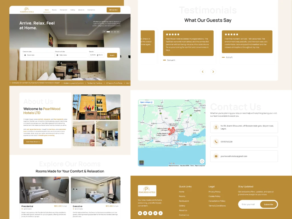 Pearlwood Hotels Ikeja Case Study